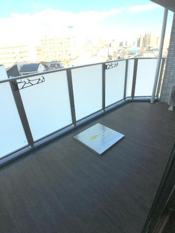 プレジオ大正（Aタイプ）のバルコニー