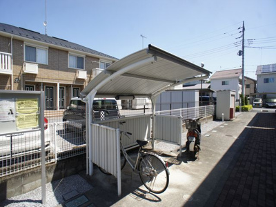 【その他共用部分】 | デスパシオＤ | 屋根付きの駐輪場があります♪