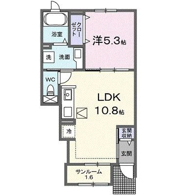 グラン　シエル　弐番館の間取り
