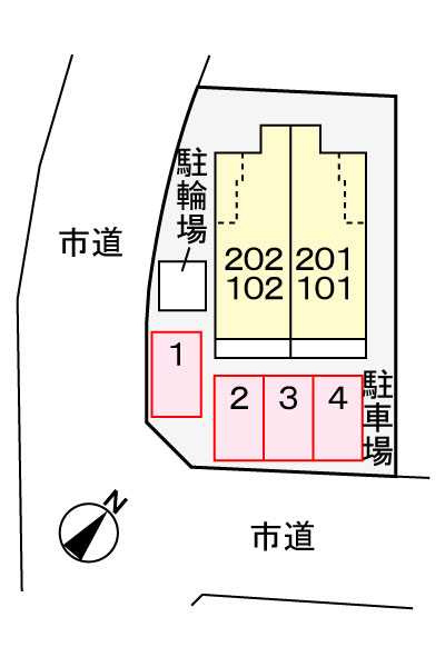 エスペランサ野田　　　刈谷市の賃貸ならクラスホーム刈谷店の駐車場