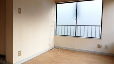 平井三松ハイムの居間・リビング|ゆったり過ごせるリビングです