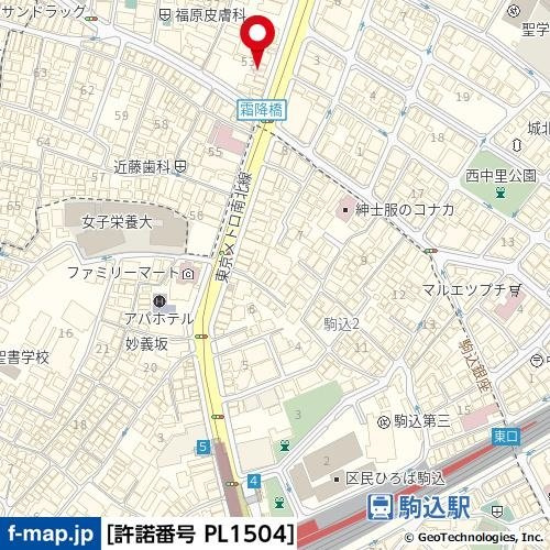 グランドハウスシャンティの地図