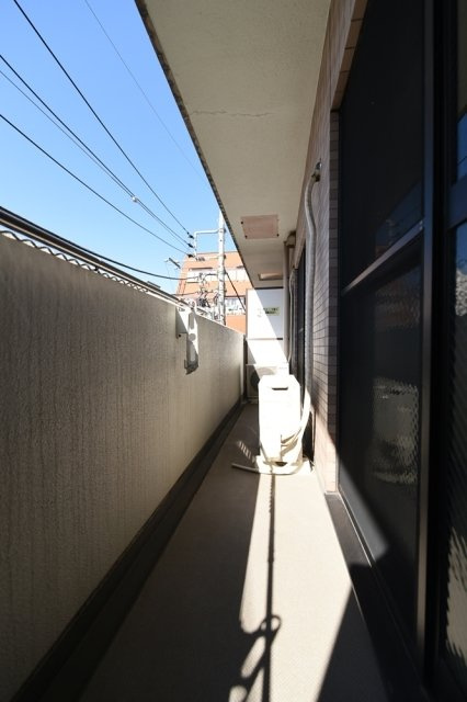 クレアパーク野方のバルコニー|広々としたバルコニーです