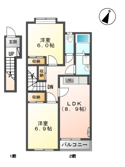 サンクレールの間取り