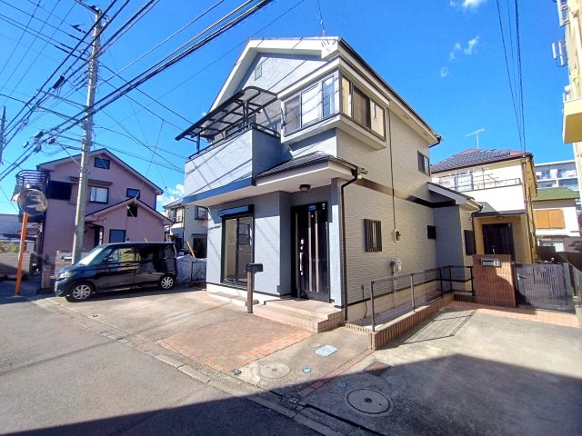 茅ヶ崎市柳島海岸戸建の前面道路含む現地写真