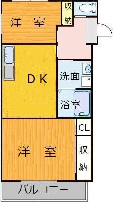 リビング清水町の間取り