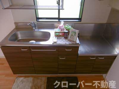 コスモタウン森岡 D棟のキッチン