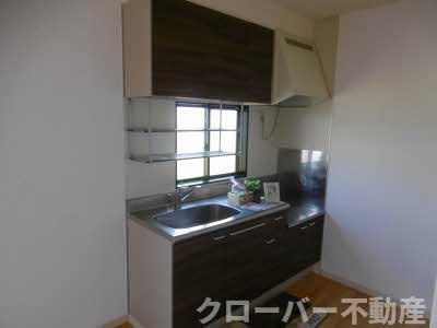 コスモタウン森岡 D棟のキッチン