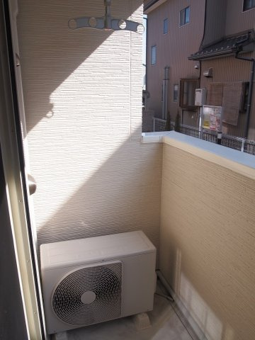 ムース　ジョーハイツのバルコニー