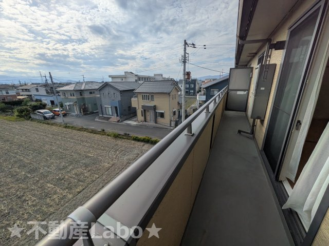 リヴェール北島のバルコニー