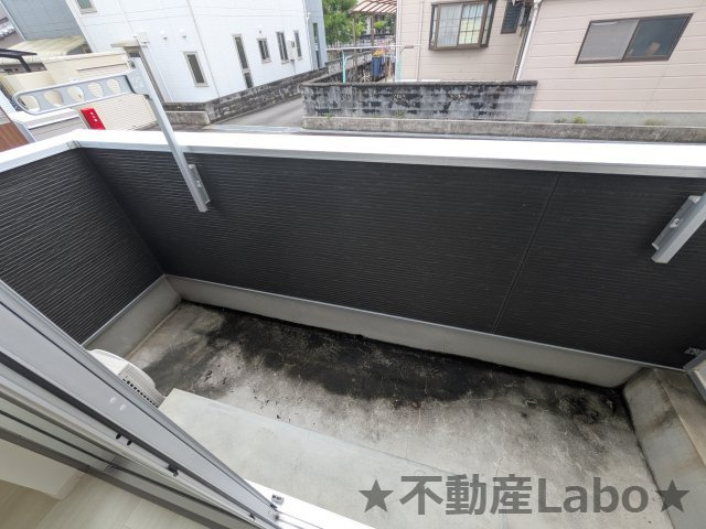 アールハイツ松茂Bのバルコニー