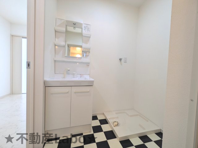 アールハイツ松茂Bの洗面所