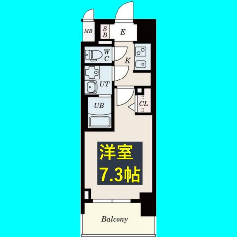 S-RESIDENCE東海通の間取り