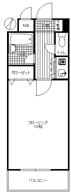 ステイタスマンション平和の間取り