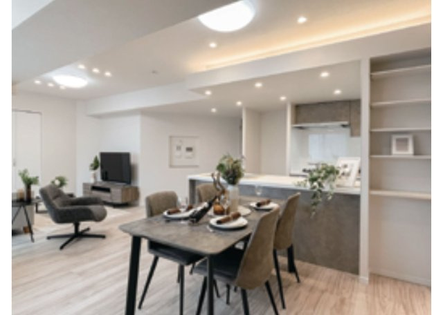 エバーグリーンパレス新宿の居間・リビング