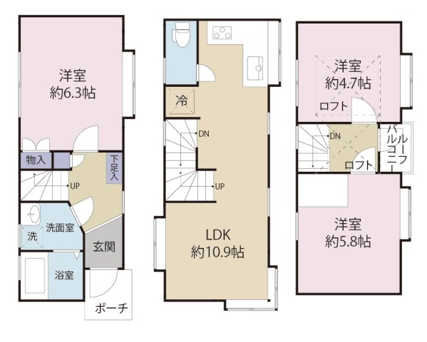 【間取り】 | 港区赤坂6丁目