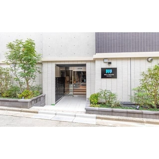 ウェルスクエア駒込のエントランス
