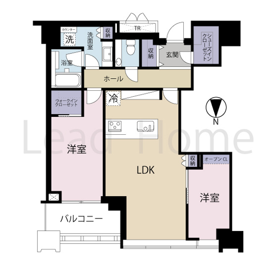 【間取り】 | 白金ザ・スカイＥ棟