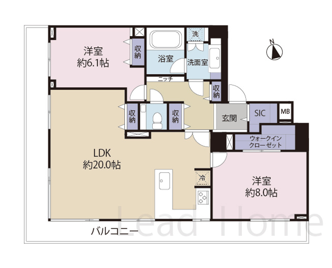 【間取り】 | パロス白金