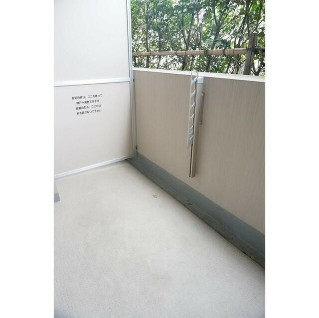 ウィルテラス滝野川のバルコニー