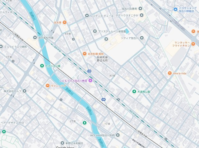 加古川市別府町新野辺北町　第7期　新築一戸建ての地図