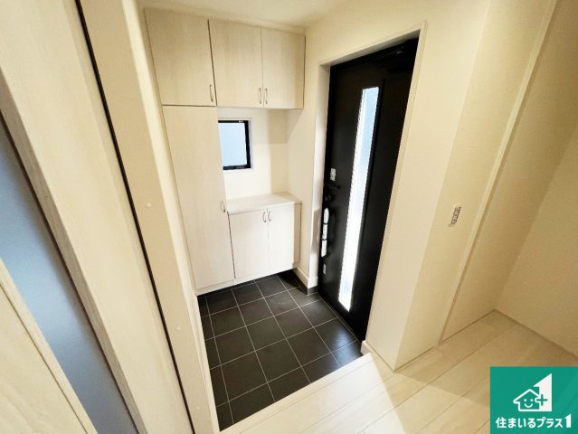 加古川市別府町新野辺北町　第7期　新築一戸建ての外観|周辺は落ち着いた街並みの住宅地！子育てがしやすい住環境です！まだ未完成ですが、現地でしかわからない事もございます。是非一度ご覧ください。