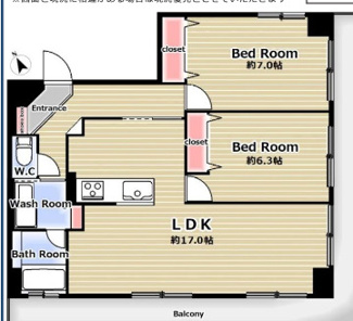  | 【パレス七番町】✨️仲介手数料無料✨️中川小学校・港明中学校