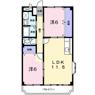 【間取り】 | パームキャッスル