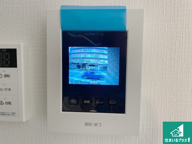 西宮市大社町　新築一戸建ての防犯設備|カラーモニターインターホン！声だけでなく来訪者の姿や顔がモニターで確認できるので、小さなお子様がいらっしゃるご家庭でも安心できます！