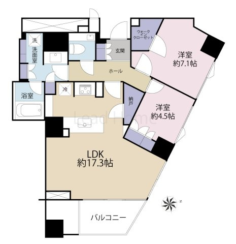 【間取り】 | ザ・パークハウス西麻布レジデンス