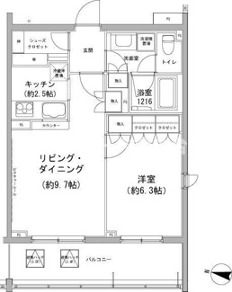 【間取り】 | ヒューリックコート雪が谷 | ヒューリックコート雪が谷