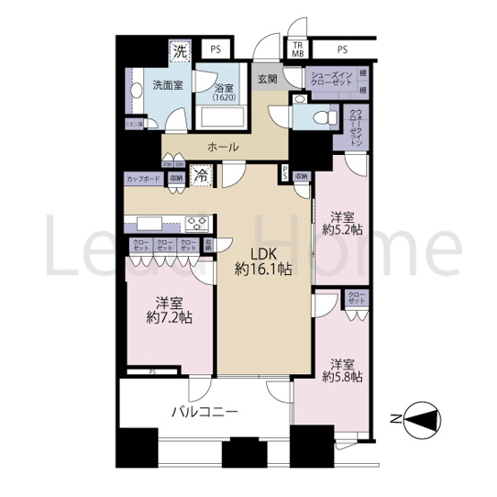 【間取り】 | 三田ガーデンヒルズ　イーストヒル棟