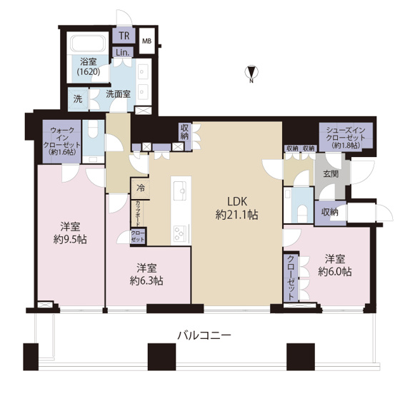 【間取り】 | 三田ガーデンヒルズ　パークマンション