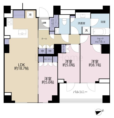 【間取り】 | ザ・パークハウスグラン南青山高樹町