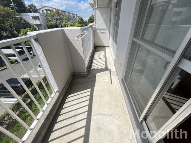 いぶき野３丁目8号棟のバルコニー