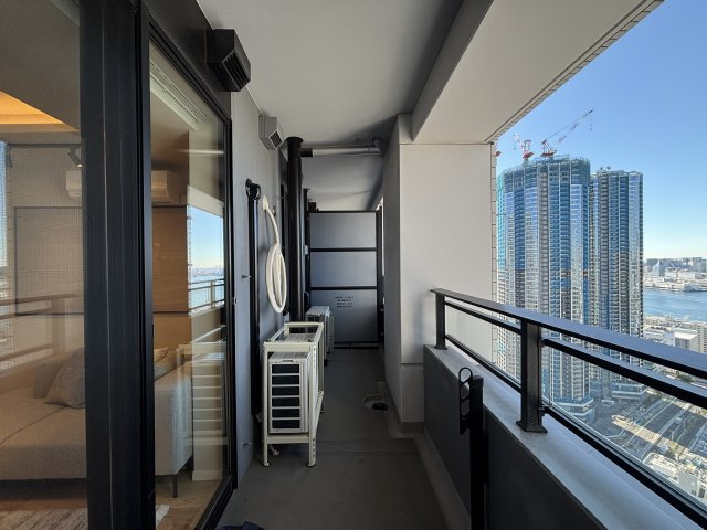 勝どきザ・タワーのバルコニー