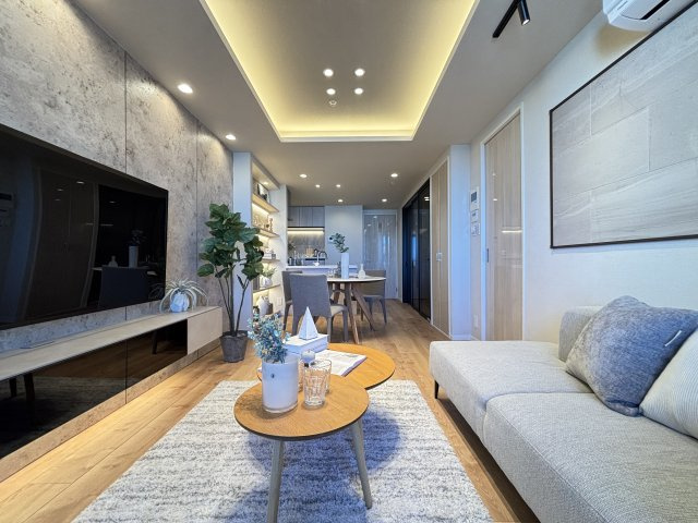 勝どきザ・タワーの居間・リビング