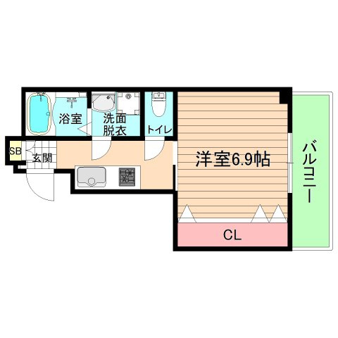 スペランツァ関目の間取り