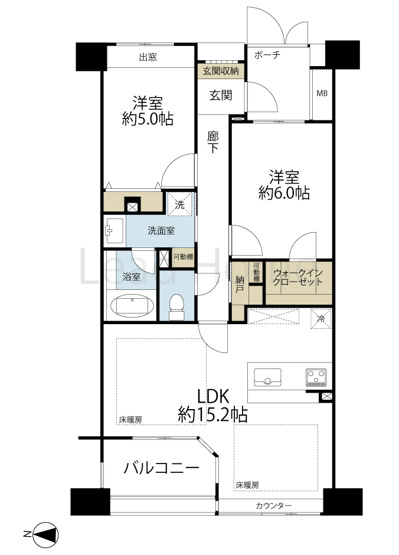 【間取り】 | パークスクエア小石川
