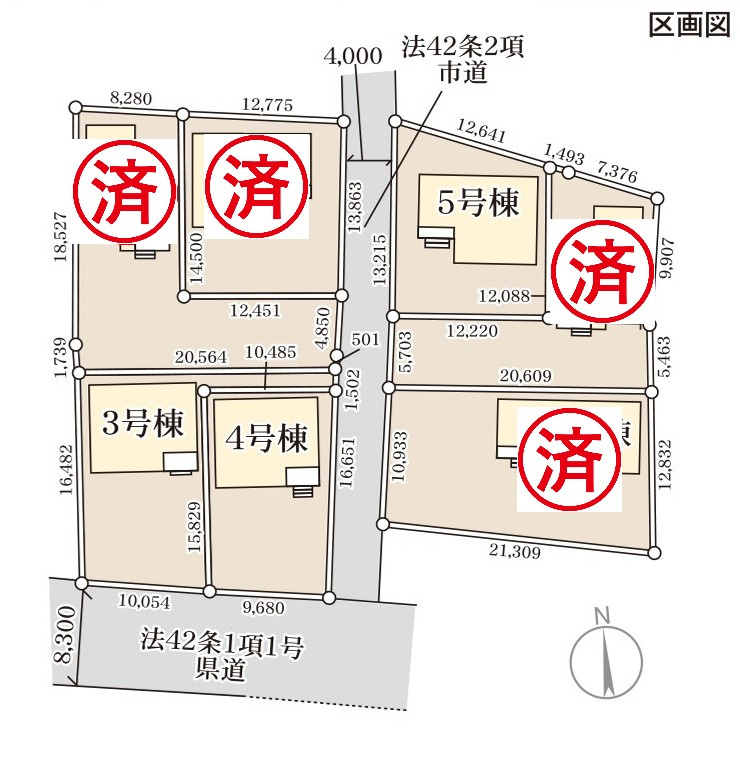 Livele Garden伊勢崎市長沼町第4　新築住宅4号棟の地図