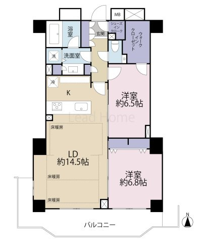 【間取り】 | パルテール目黒青葉台