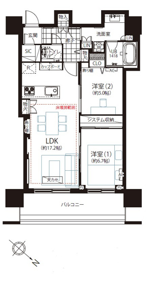 【間取り】 | クロスエアタワー