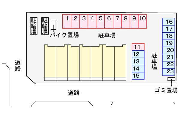 アカシアガーデン　ヒカリの駐車場