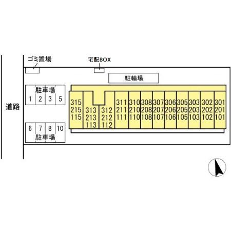 第３エーデルハイムの区画図