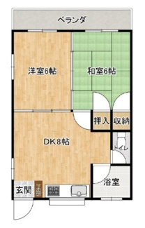 【間取り】 | メゾン嘉数Ⅱ（ＲＨＨ） | メゾン嘉数Ⅱ（ＲＨＨ）★豊見城市豊見城エリア