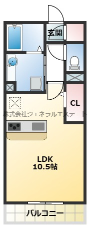 メゾンジュネスの間取り