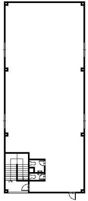 近江八幡市鷹飼町南３丁目の店舗事務所の間取り
