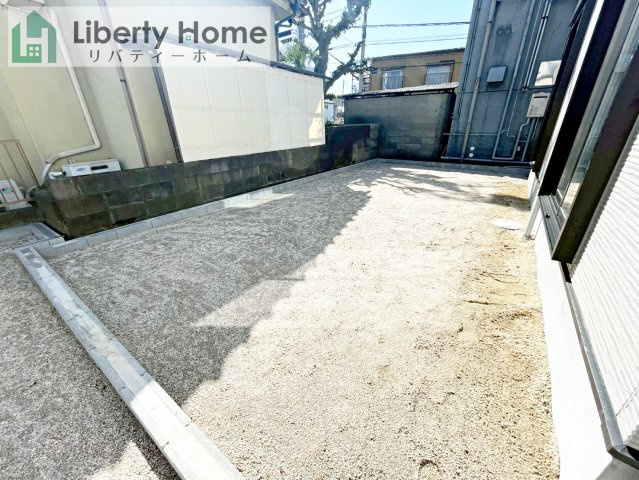 土浦市中央3期　新築戸建　1号棟の庭