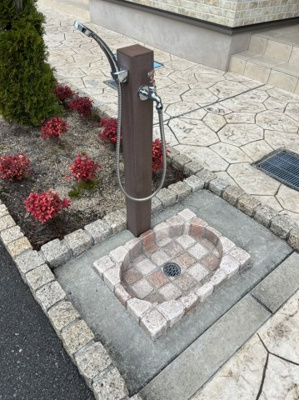 【設備】 | フランボアーズ篠山Ⅱ | ペットの足洗い場があります