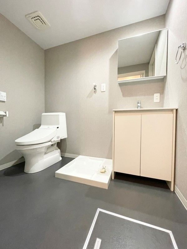 Ｃｙｎｔｈｉａ　沖田町の洗面所